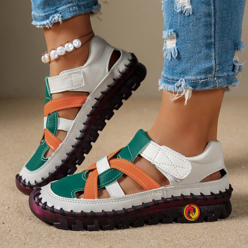 Hanne™ – Casual sandaler i imiteret læder