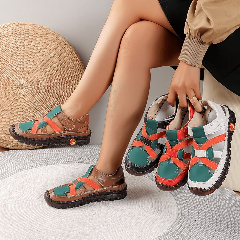 Hanne™ – Casual sandaler i imiteret læder