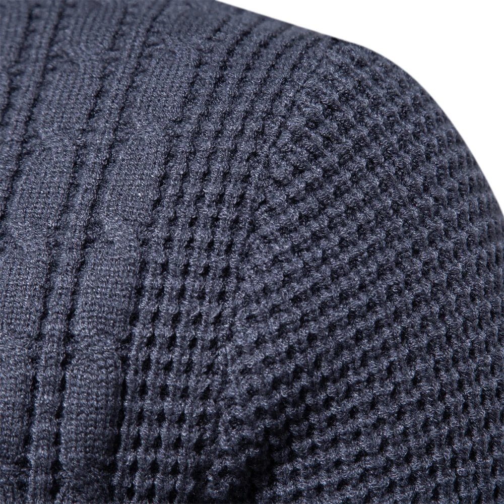 Drechsler Strik Casual Varm Herrepullover